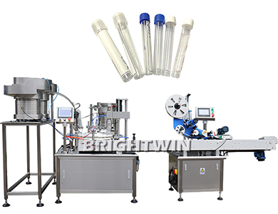試管灌裝旋蓋貼標(biāo)一體機(jī)